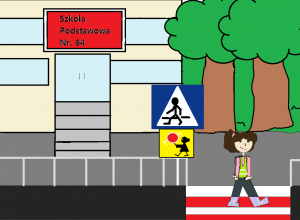 Bezpiecznie przed szkołą